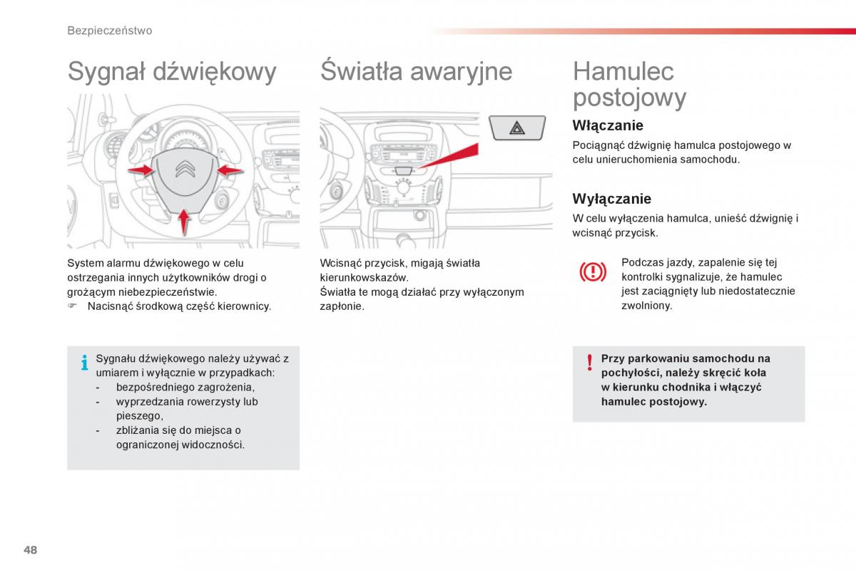 Citroen C1 I 1 instrukcja obslugi / page 50