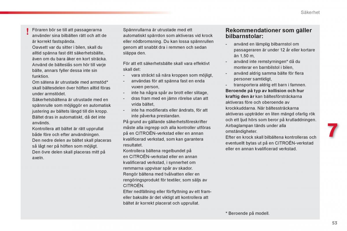 Citroen C1 I 1 instruktionsbok / page 55