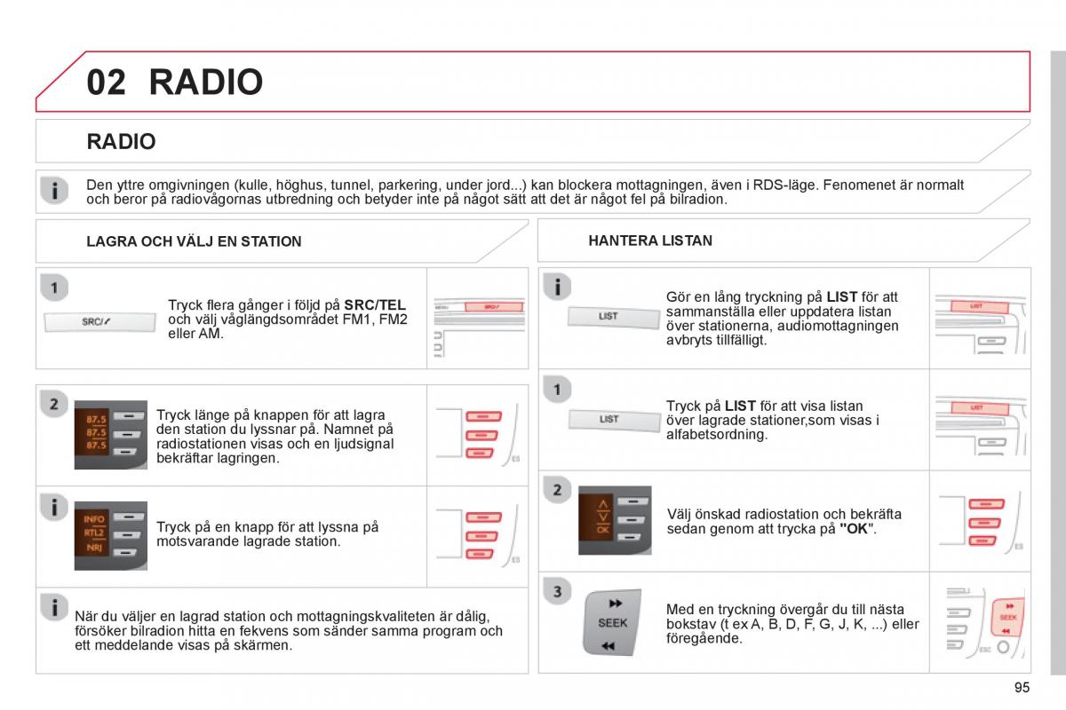 Citroen C1 I 1 instruktionsbok / page 97