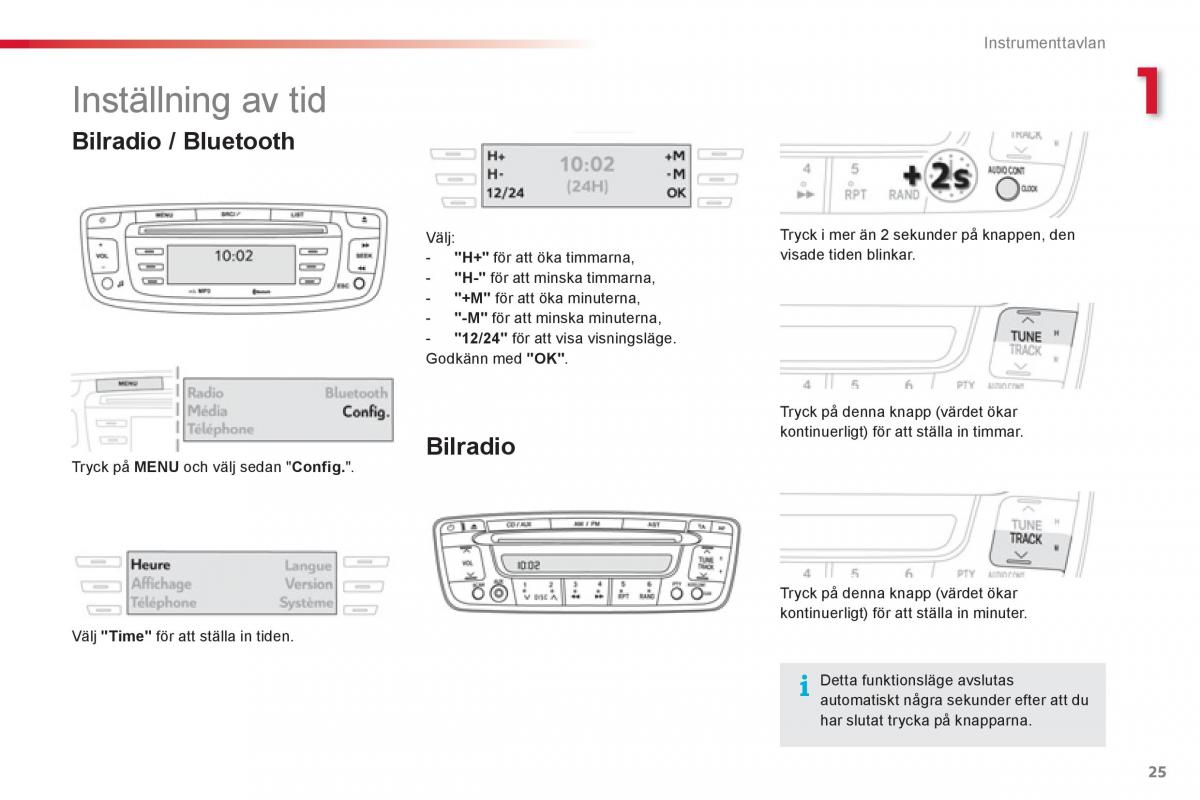 Citroen C1 I 1 instruktionsbok / page 27