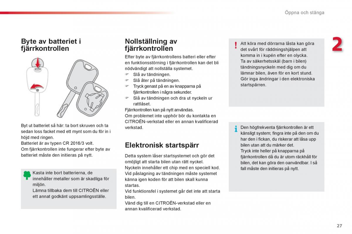 Citroen C1 I 1 instruktionsbok / page 29