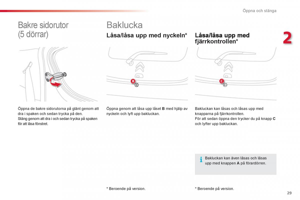 Citroen C1 I 1 instruktionsbok / page 31