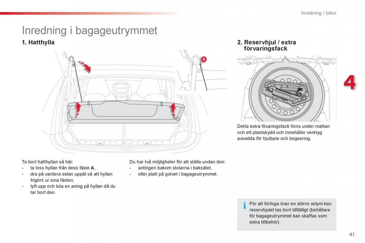 Citroen C1 I 1 instruktionsbok / page 43