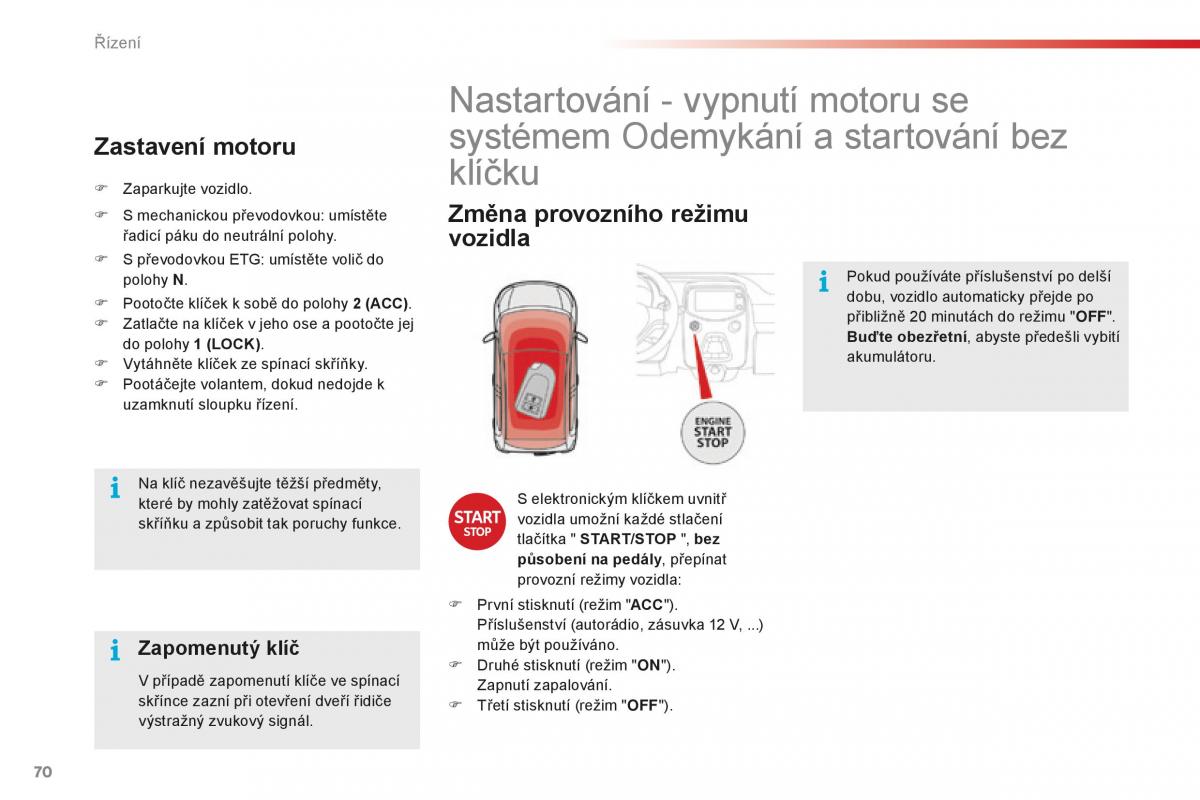 Citroen C1 II 2 navod k obsludze / page 72