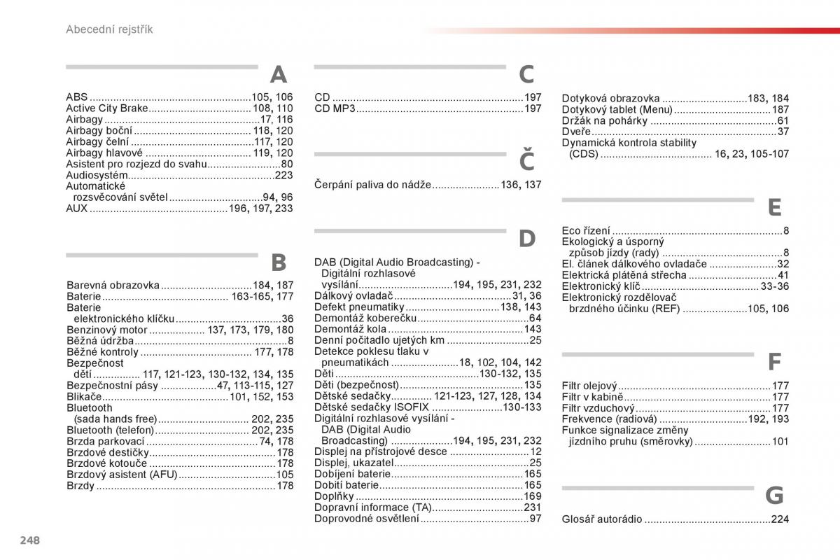 Citroen C1 II 2 navod k obsludze / page 250