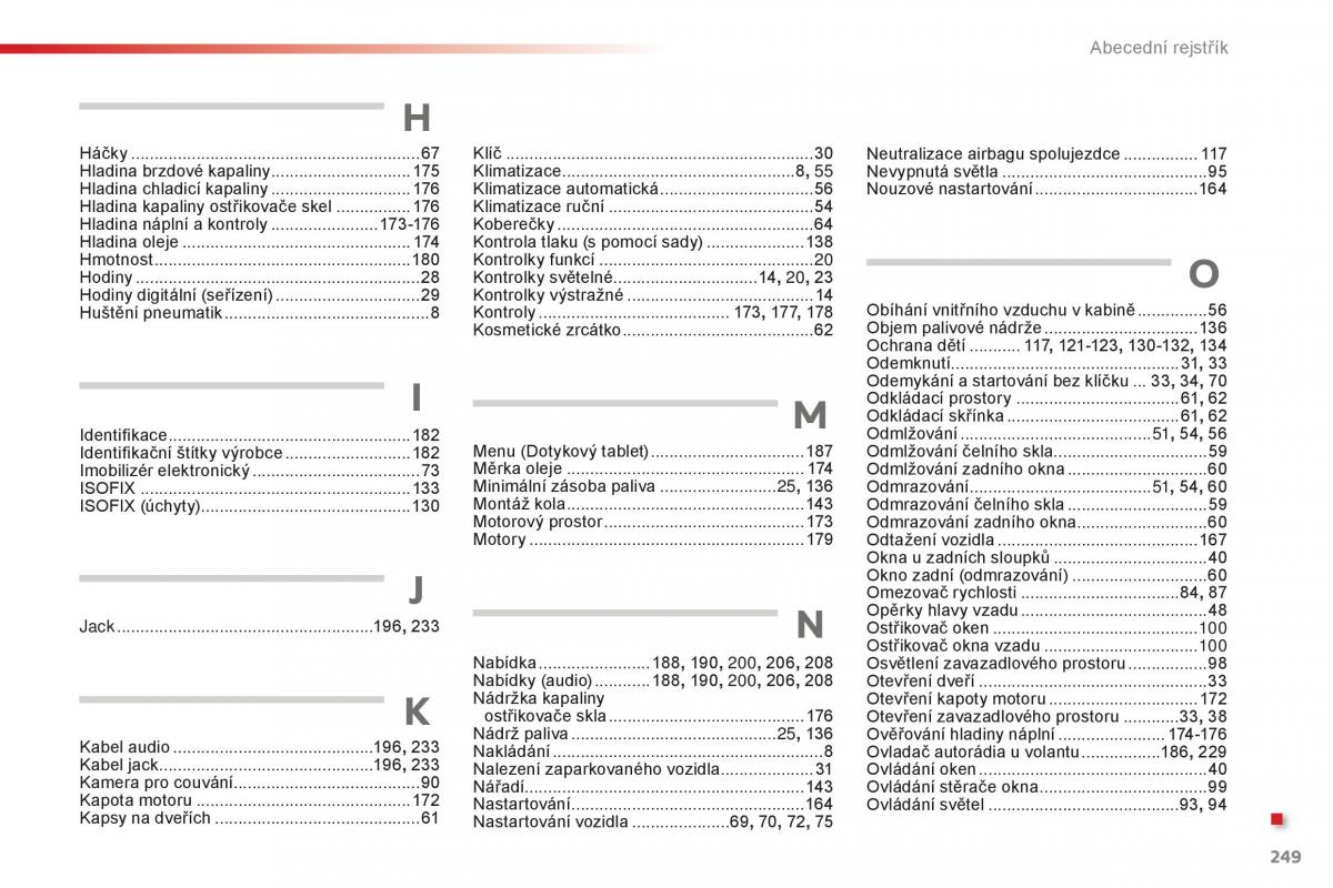 Citroen C1 II 2 navod k obsludze / page 251