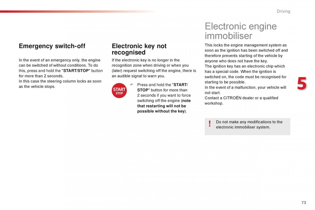 Citroen C1 II 2 owners manual / page 75