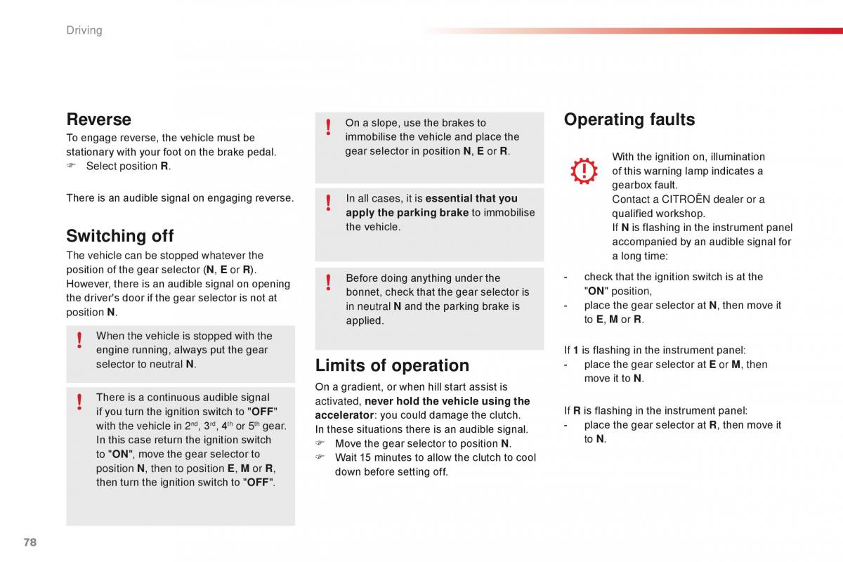 Citroen C1 II 2 owners manual / page 80