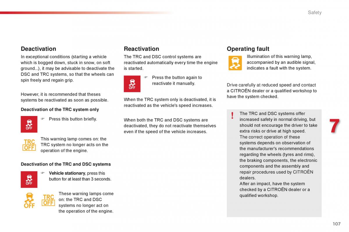 Citroen C1 II 2 owners manual / page 109