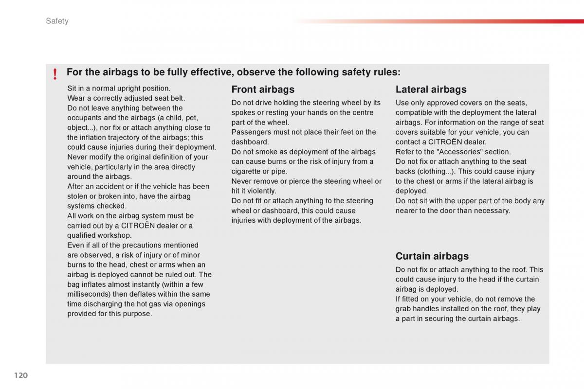 Citroen C1 II 2 owners manual / page 122