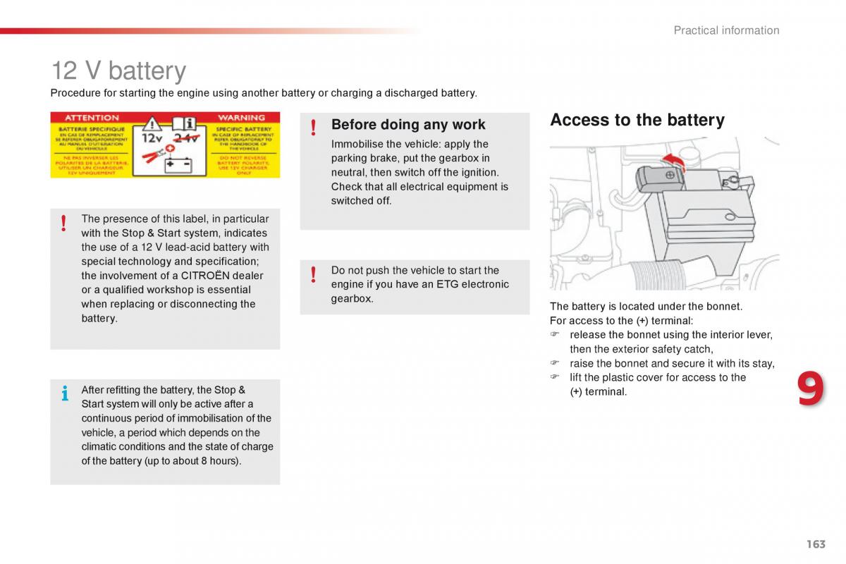 Citroen C1 II 2 owners manual / page 165