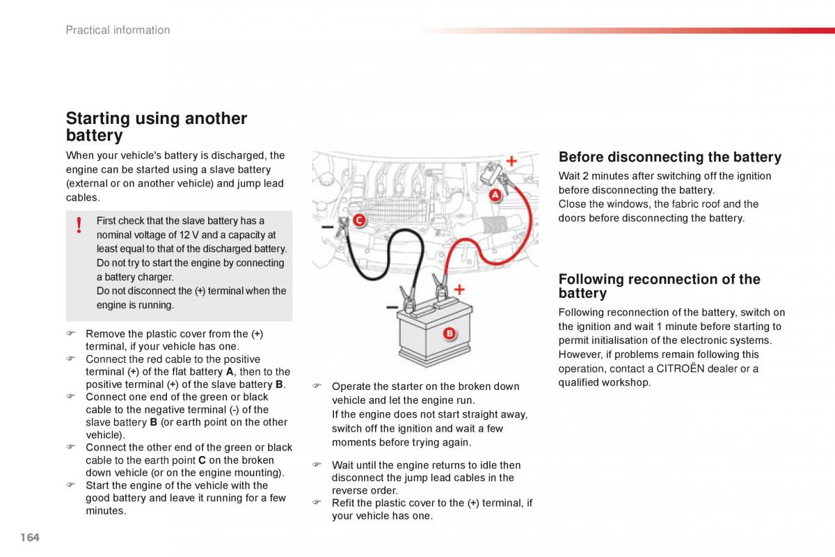 Citroen C1 II 2 owners manual / page 166