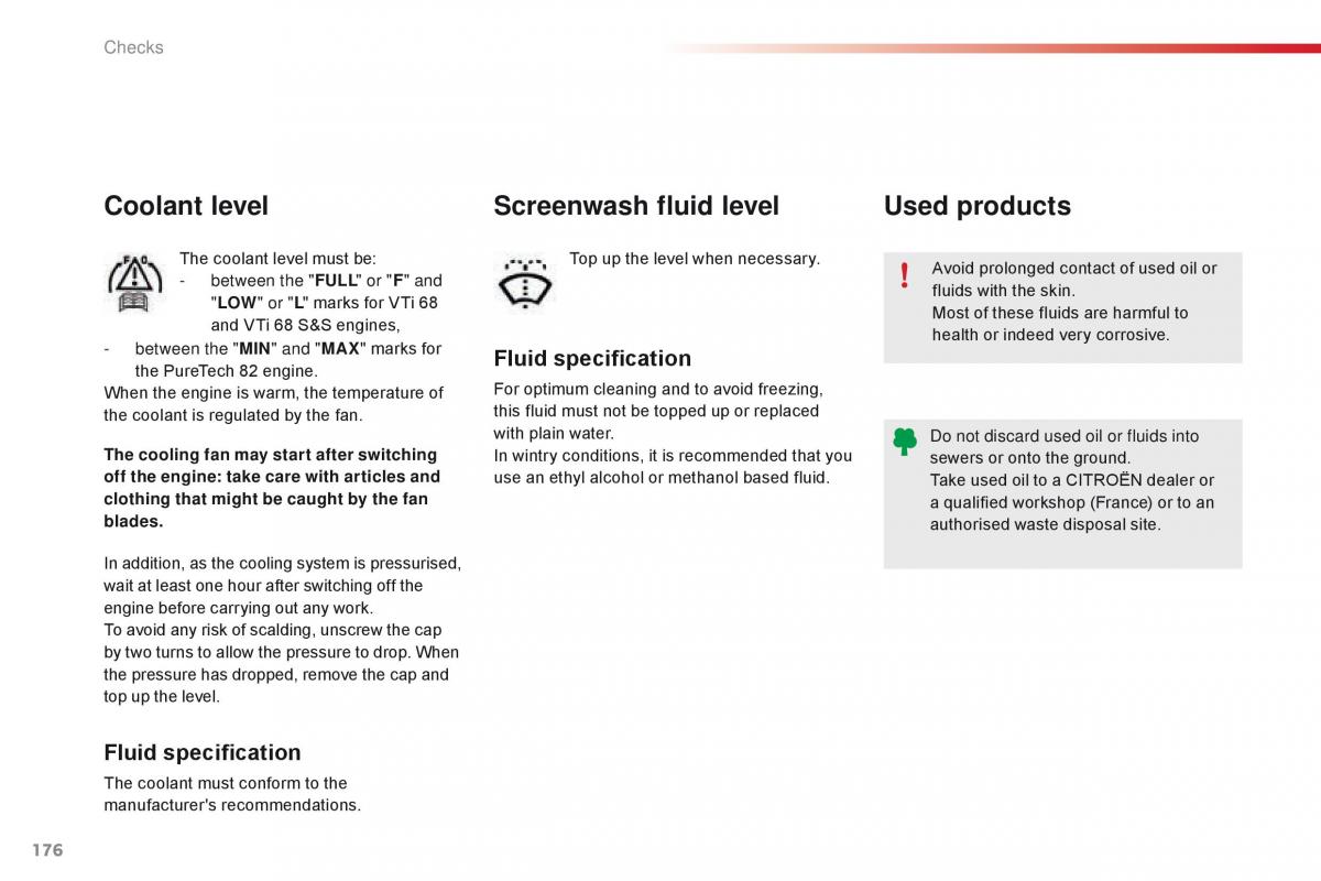 Citroen C1 II 2 owners manual / page 178