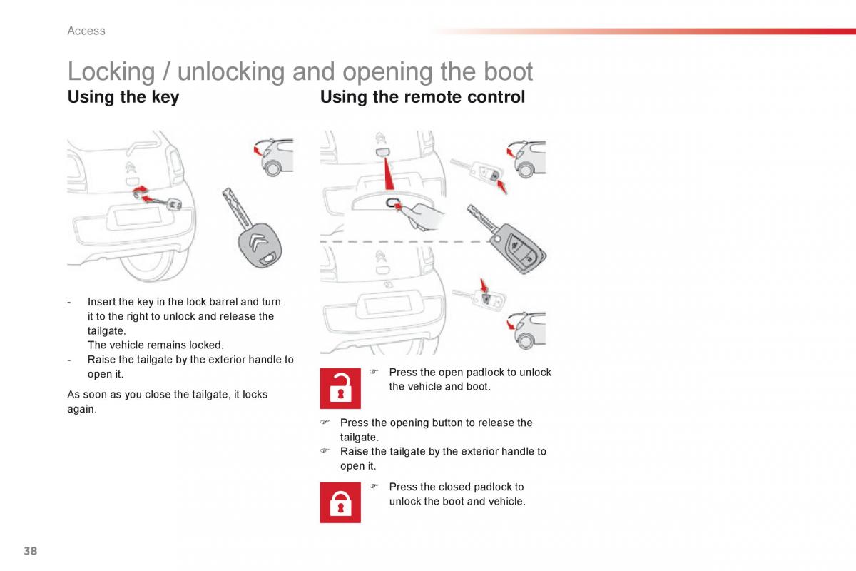 Citroen C1 II 2 owners manual / page 40