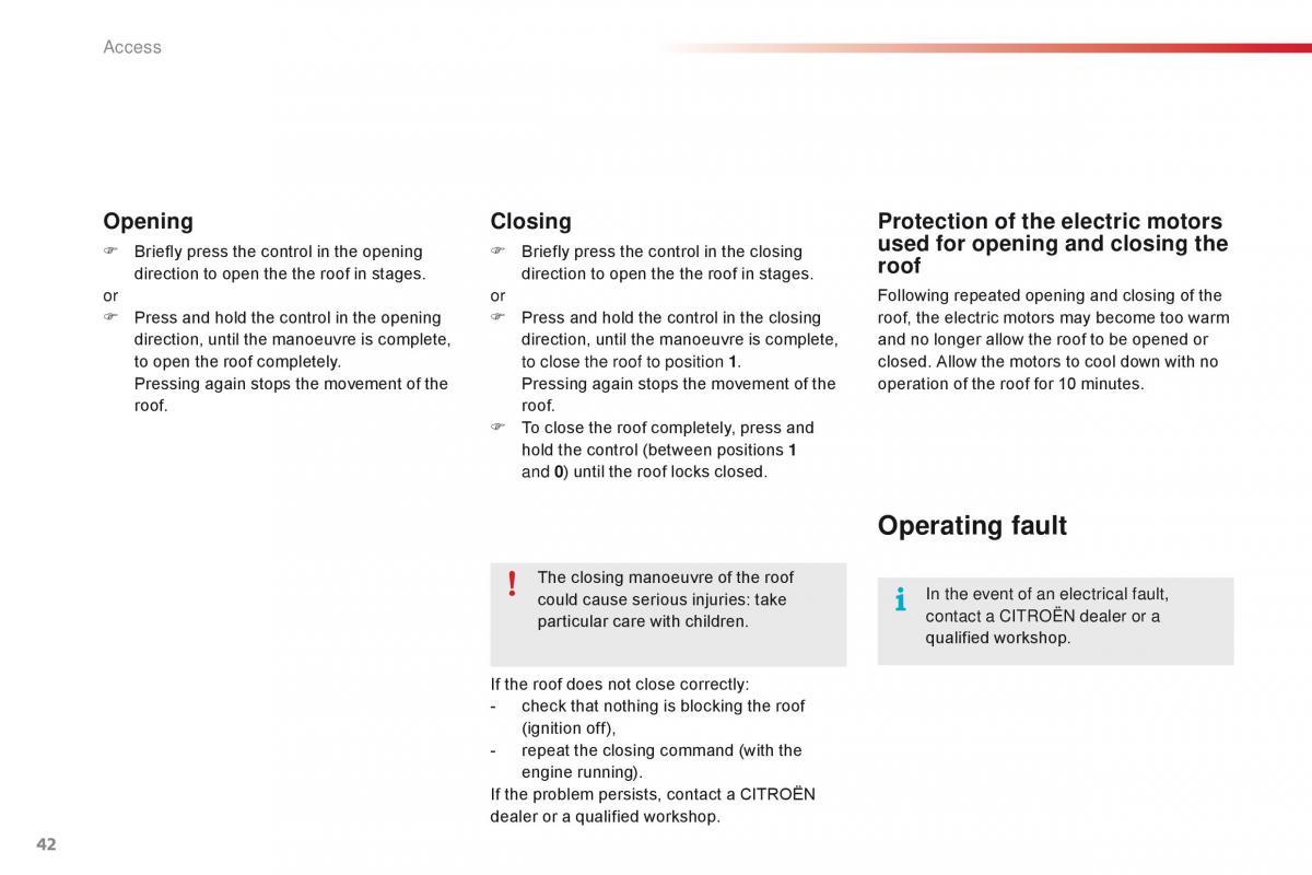 Citroen C1 II 2 owners manual / page 44