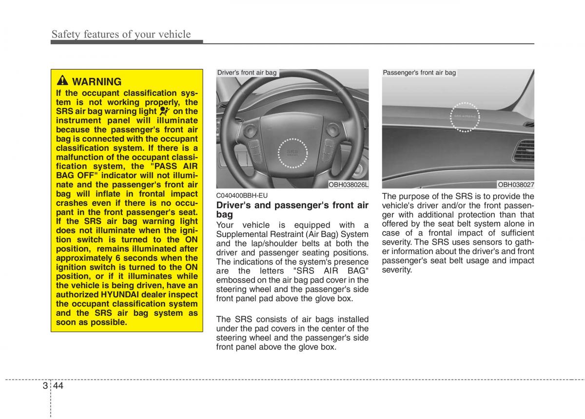 Hyundai Genesis I 1 owners manual / page 63