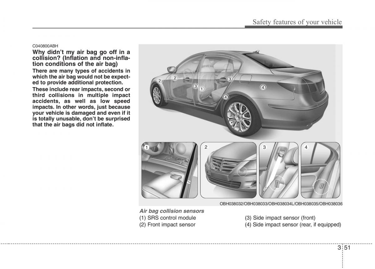 Hyundai Genesis I 1 owners manual / page 70