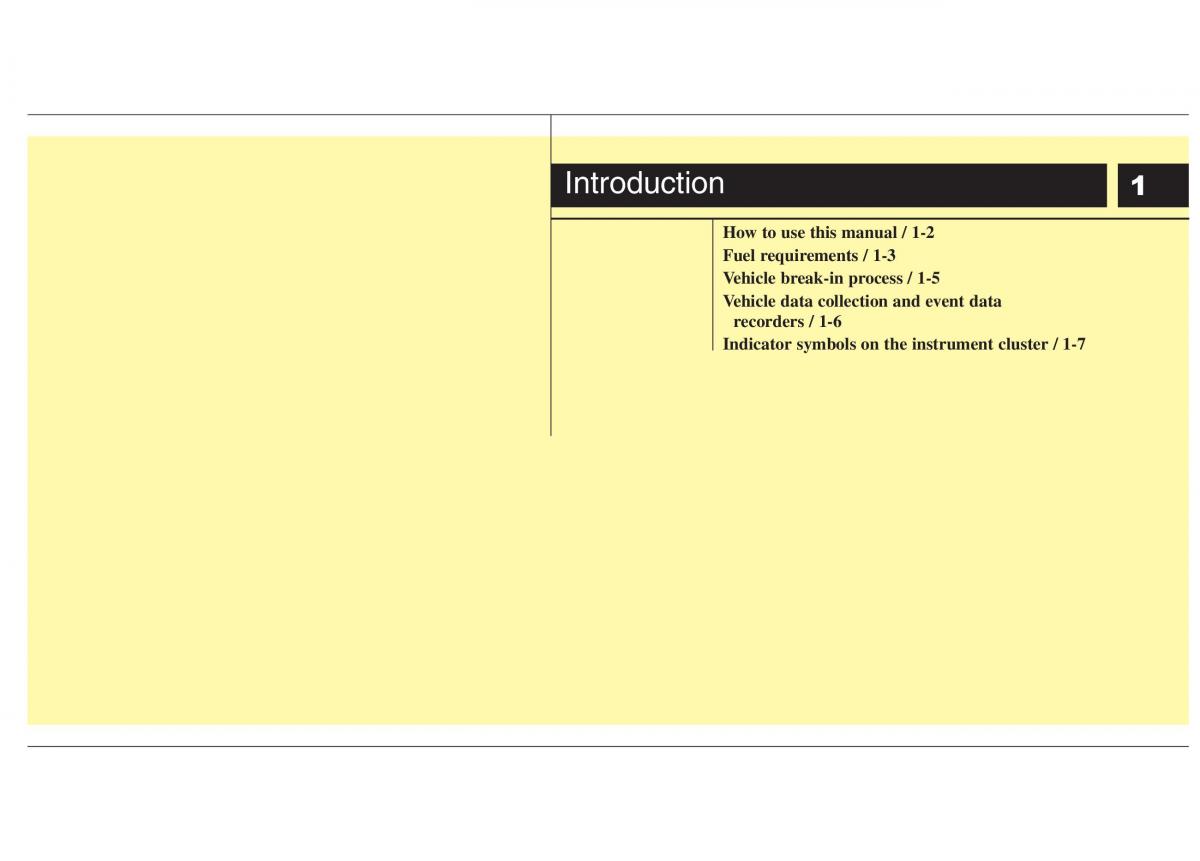 Hyundai Genesis I 1 owners manual / page 8