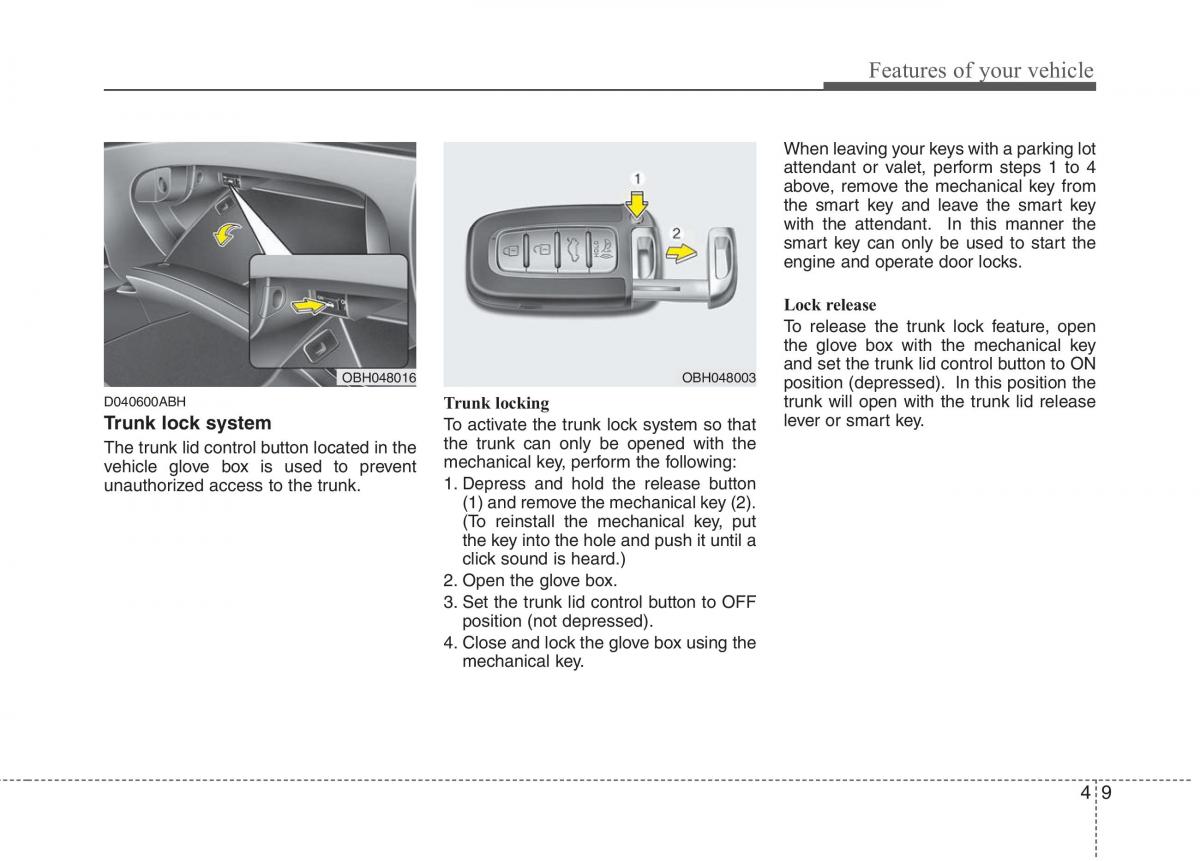 Hyundai Genesis I 1 owners manual / page 86