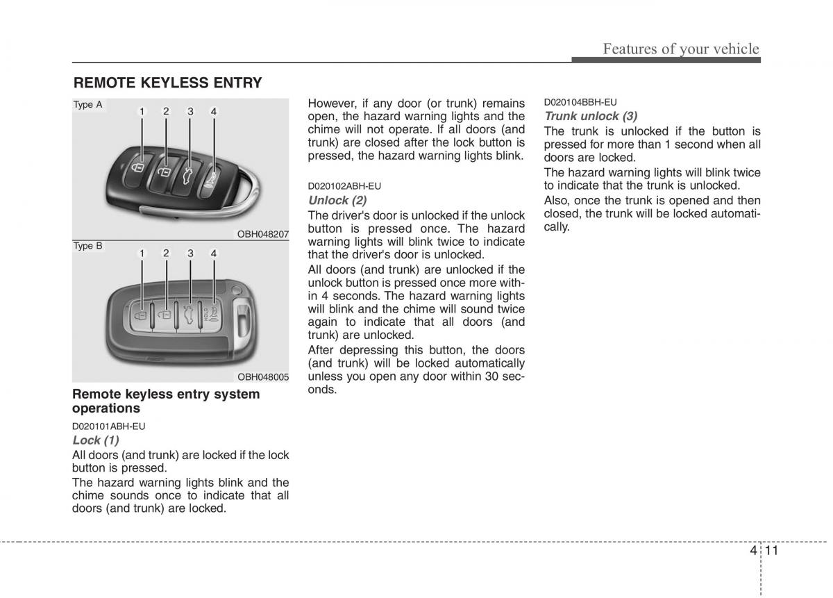 Hyundai Genesis I 1 owners manual / page 88