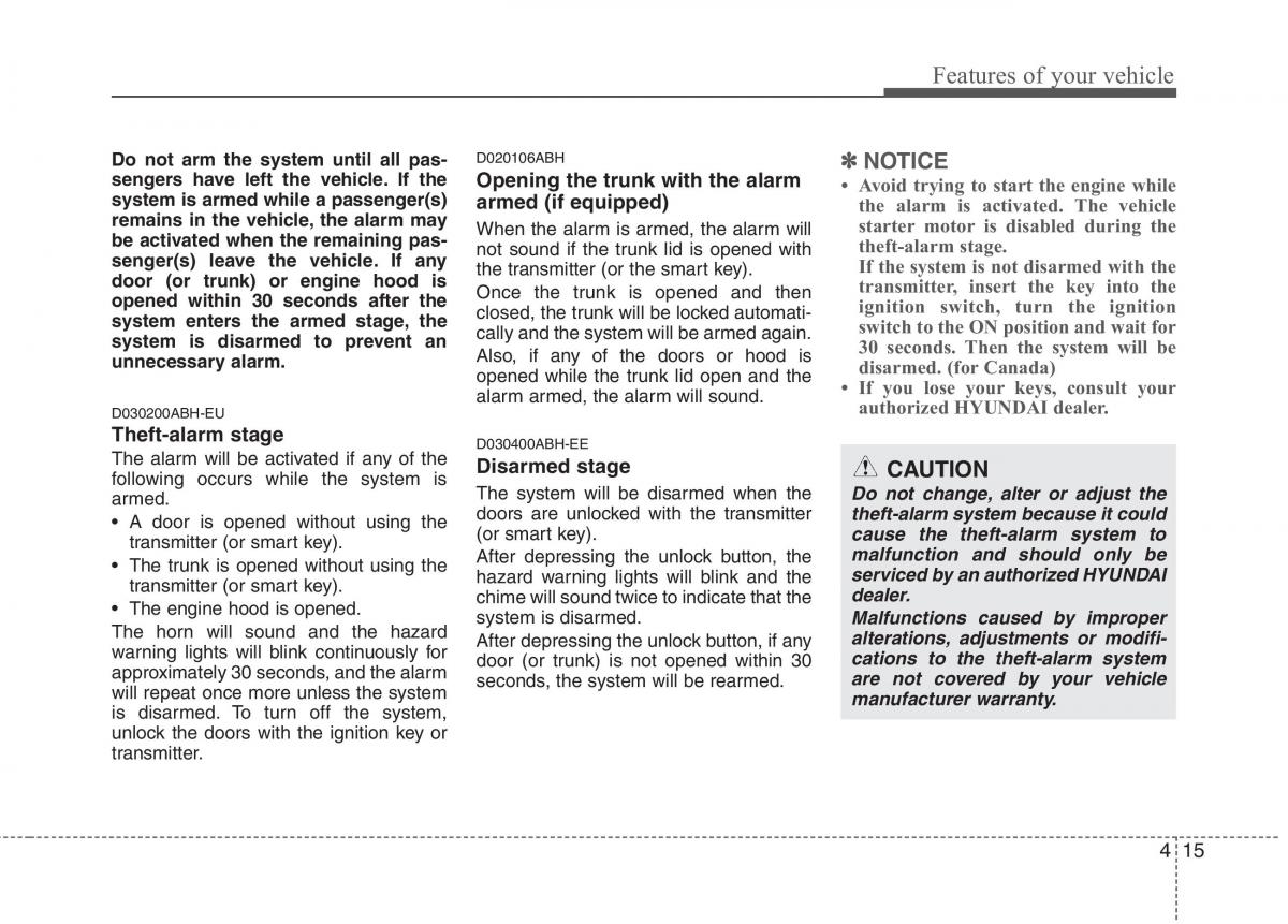 Hyundai Genesis I 1 owners manual / page 92