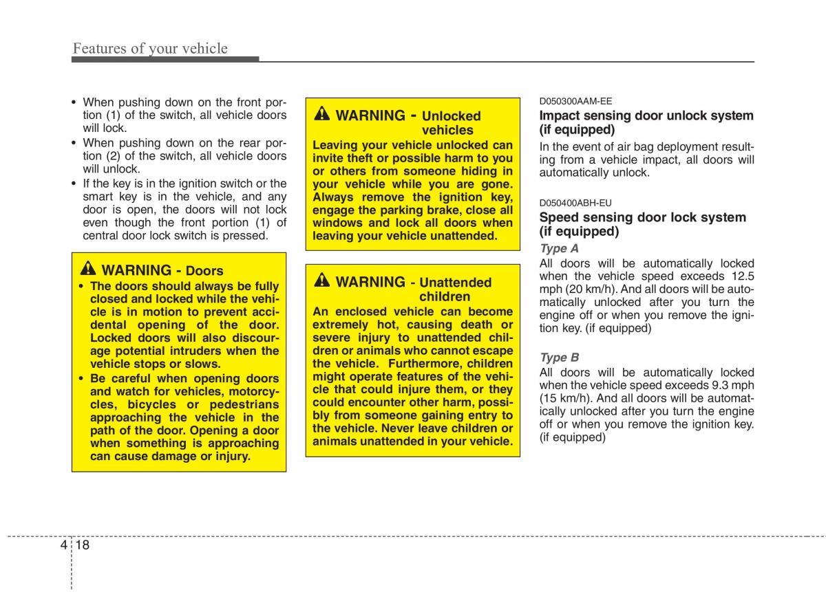 Hyundai Genesis I 1 owners manual / page 95