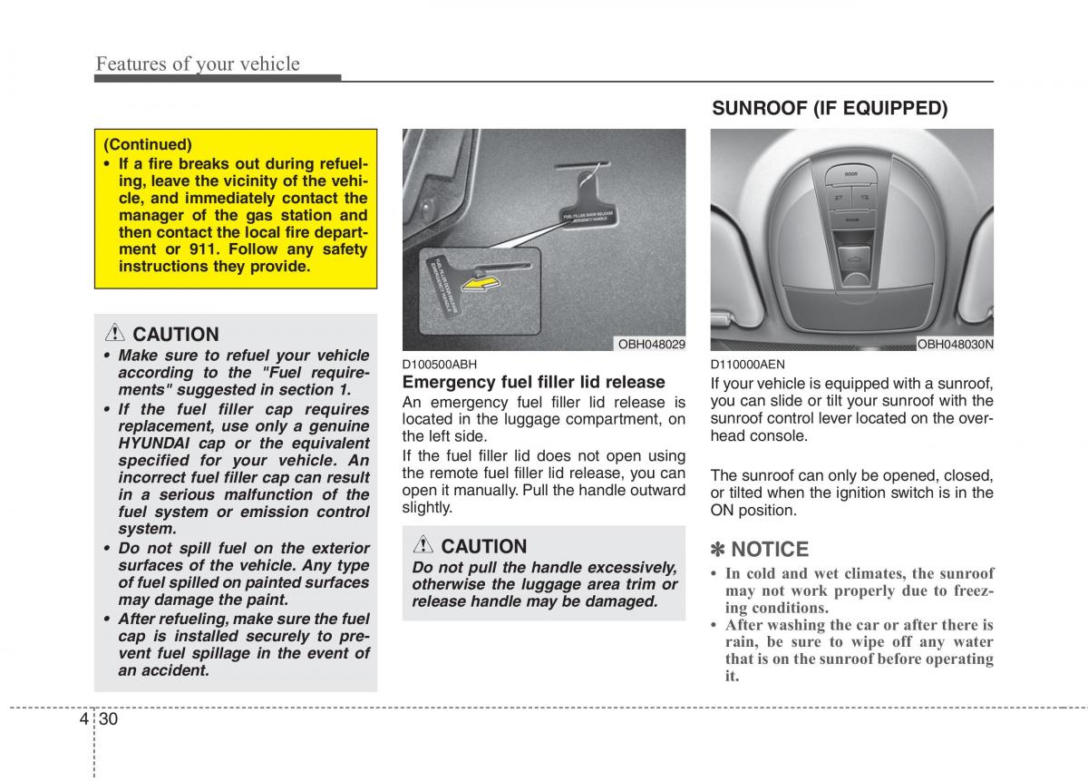 Hyundai Genesis I 1 owners manual / page 107