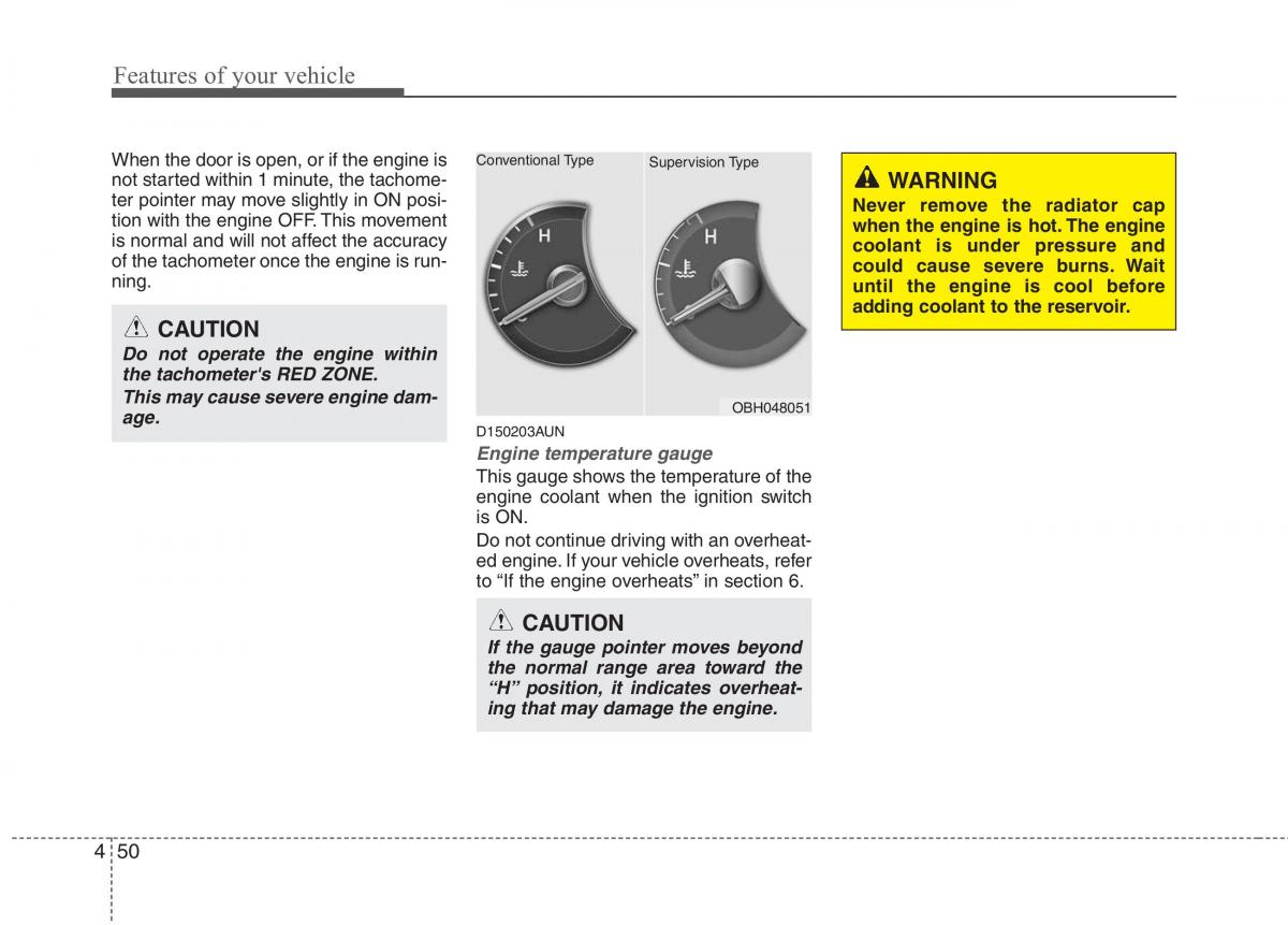 Hyundai Genesis I 1 owners manual / page 127