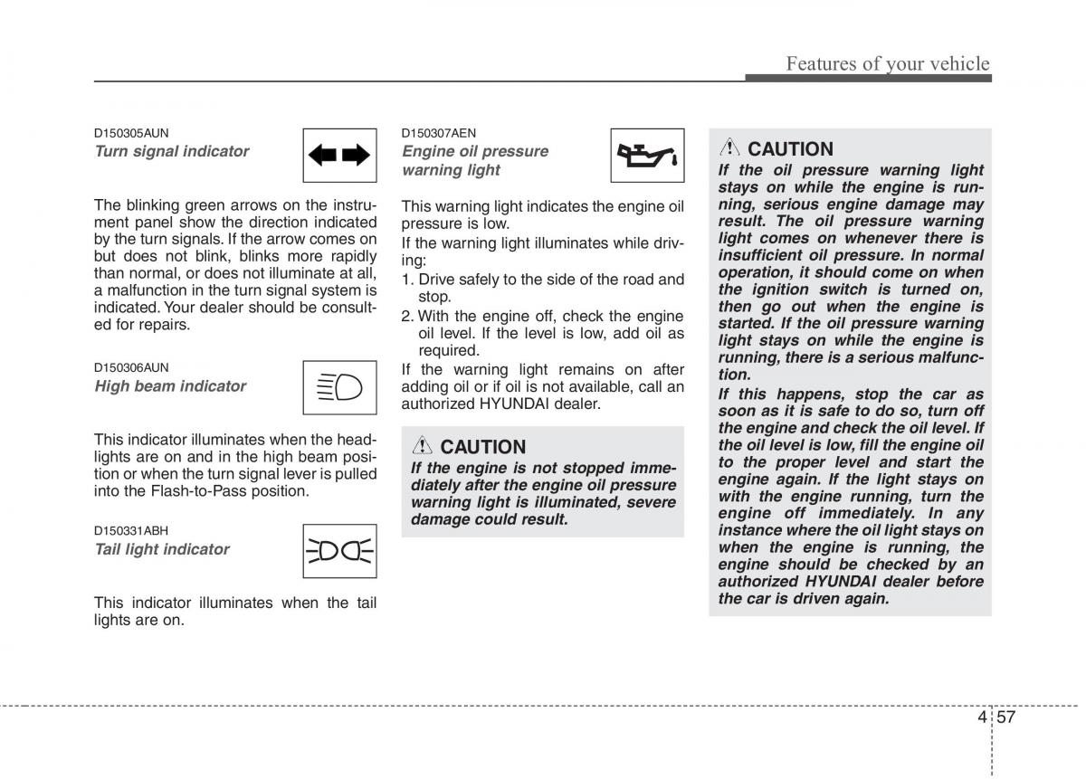 Hyundai Genesis I 1 owners manual / page 134