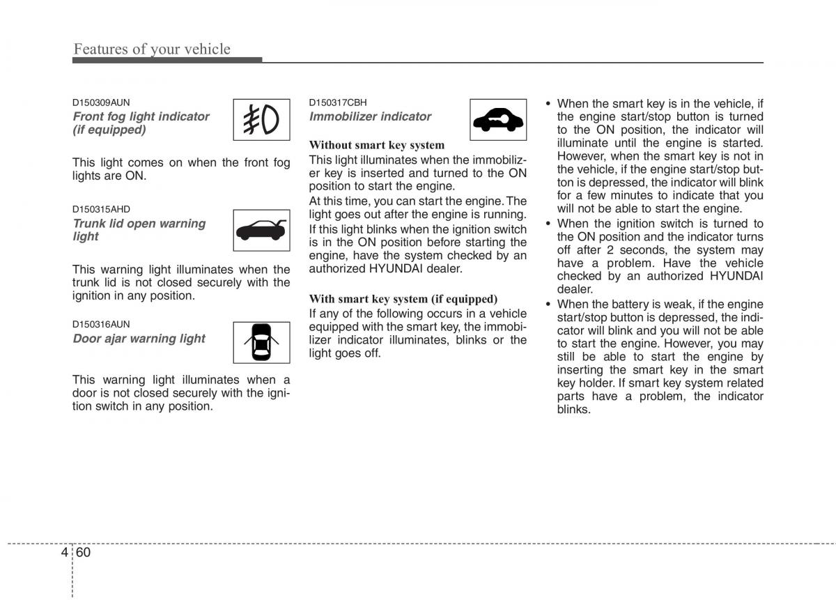 Hyundai Genesis I 1 owners manual / page 137