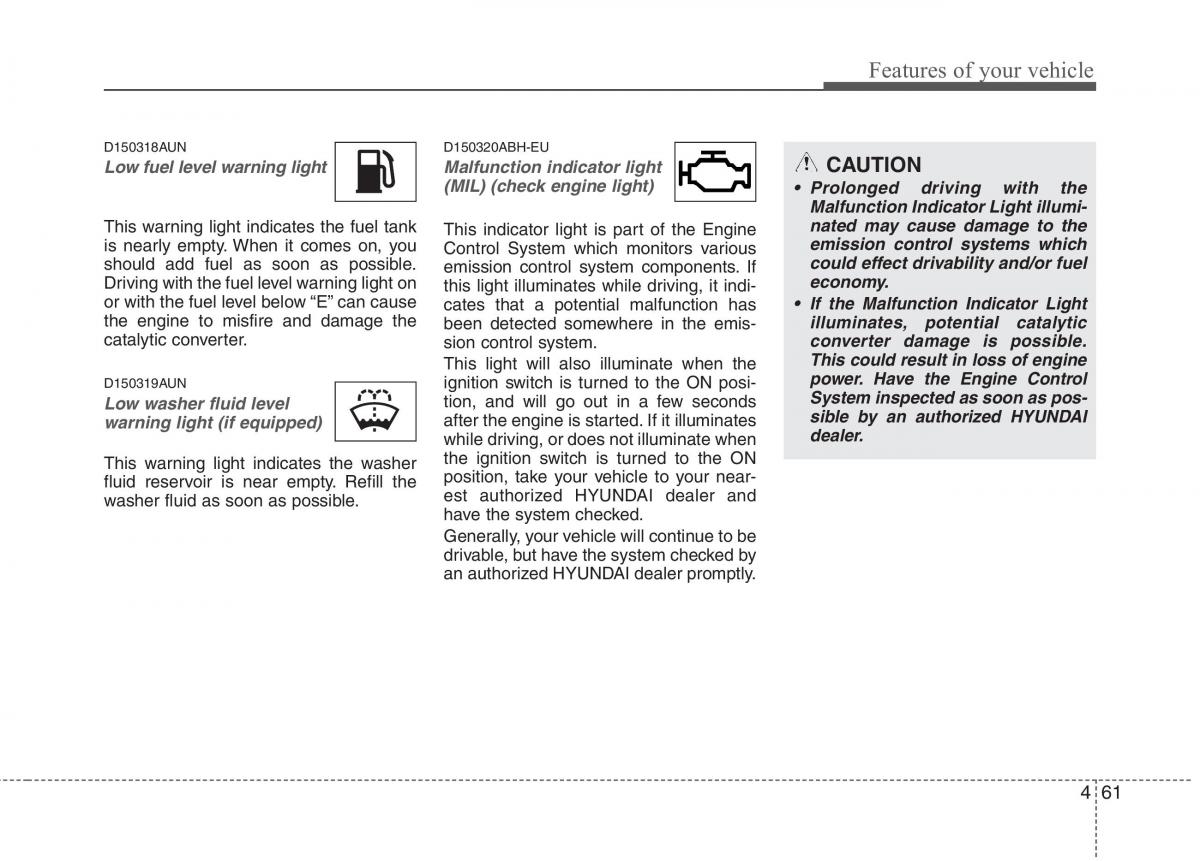 Hyundai Genesis I 1 owners manual / page 138