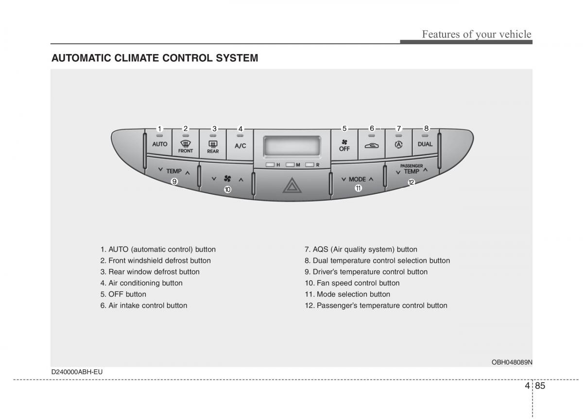 Hyundai Genesis I 1 owners manual / page 162