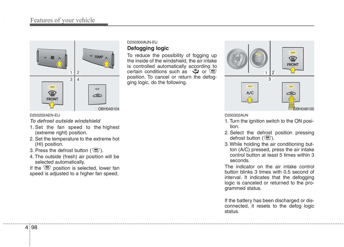 Hyundai Genesis I 1 owners manual / page 175