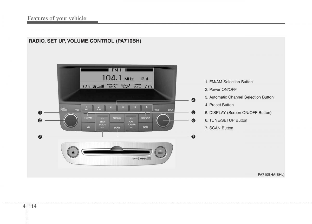 Hyundai Genesis I 1 owners manual / page 191