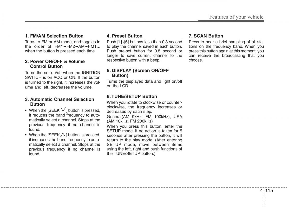 Hyundai Genesis I 1 owners manual / page 192