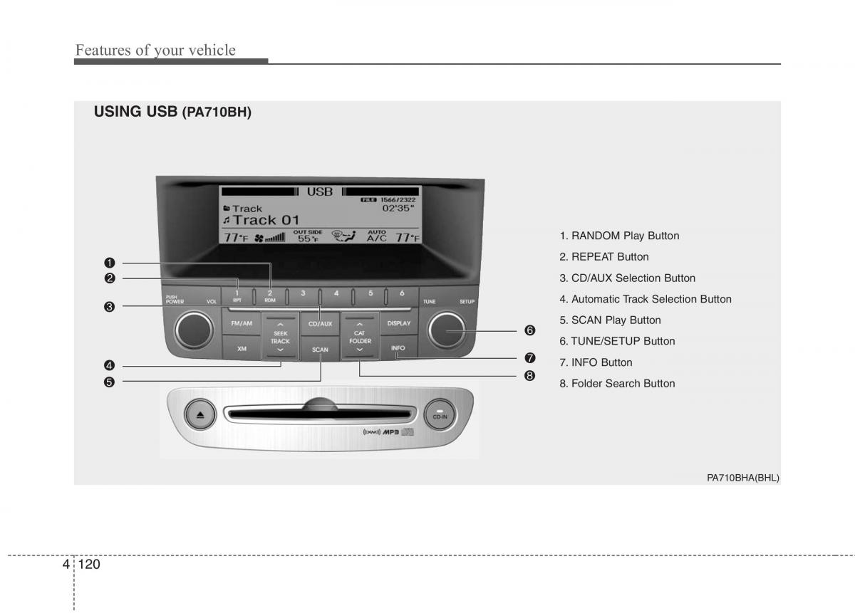 Hyundai Genesis I 1 owners manual / page 197