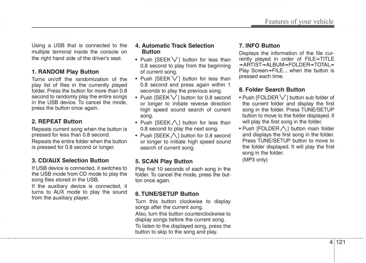 Hyundai Genesis I 1 owners manual / page 198