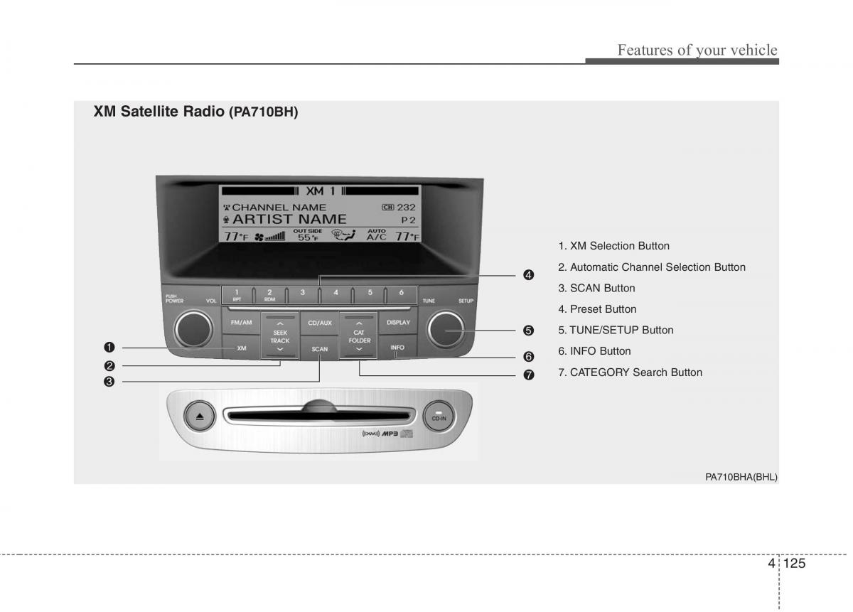 Hyundai Genesis I 1 owners manual / page 202