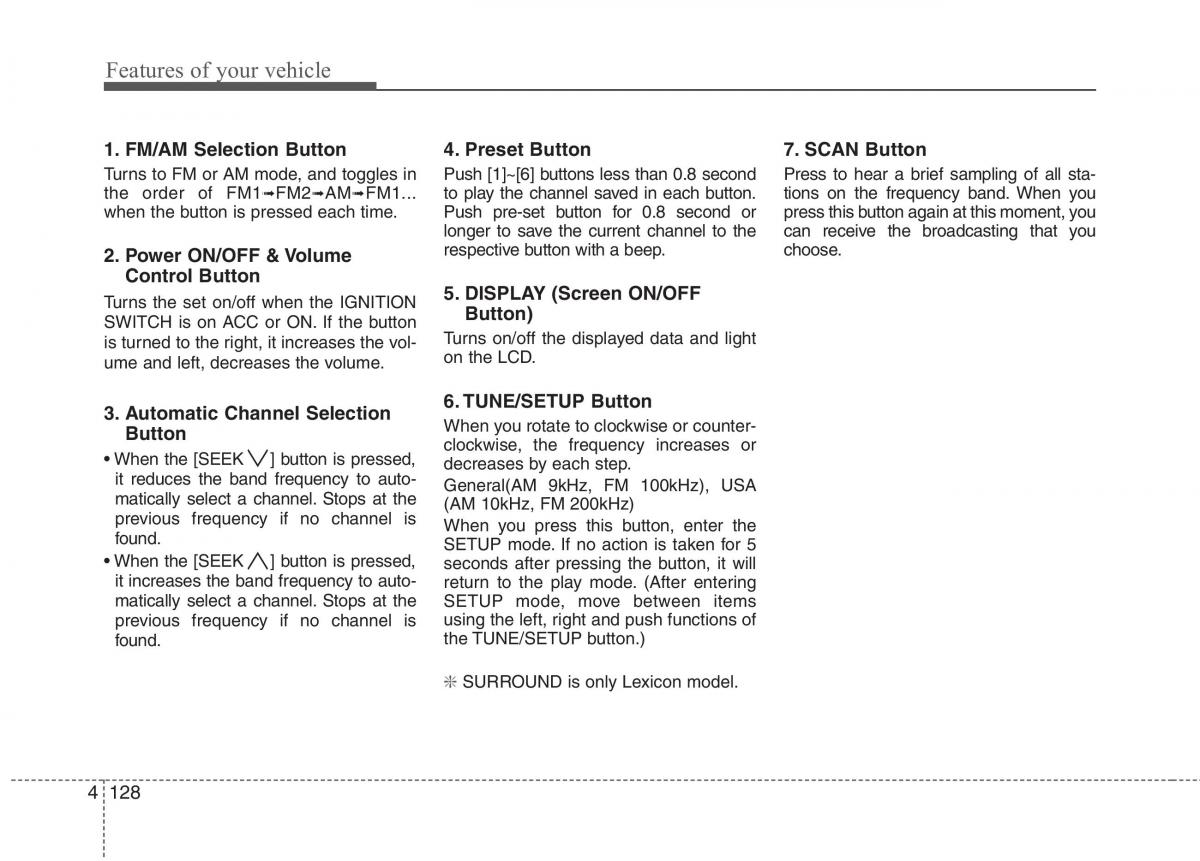 Hyundai Genesis I 1 owners manual / page 205