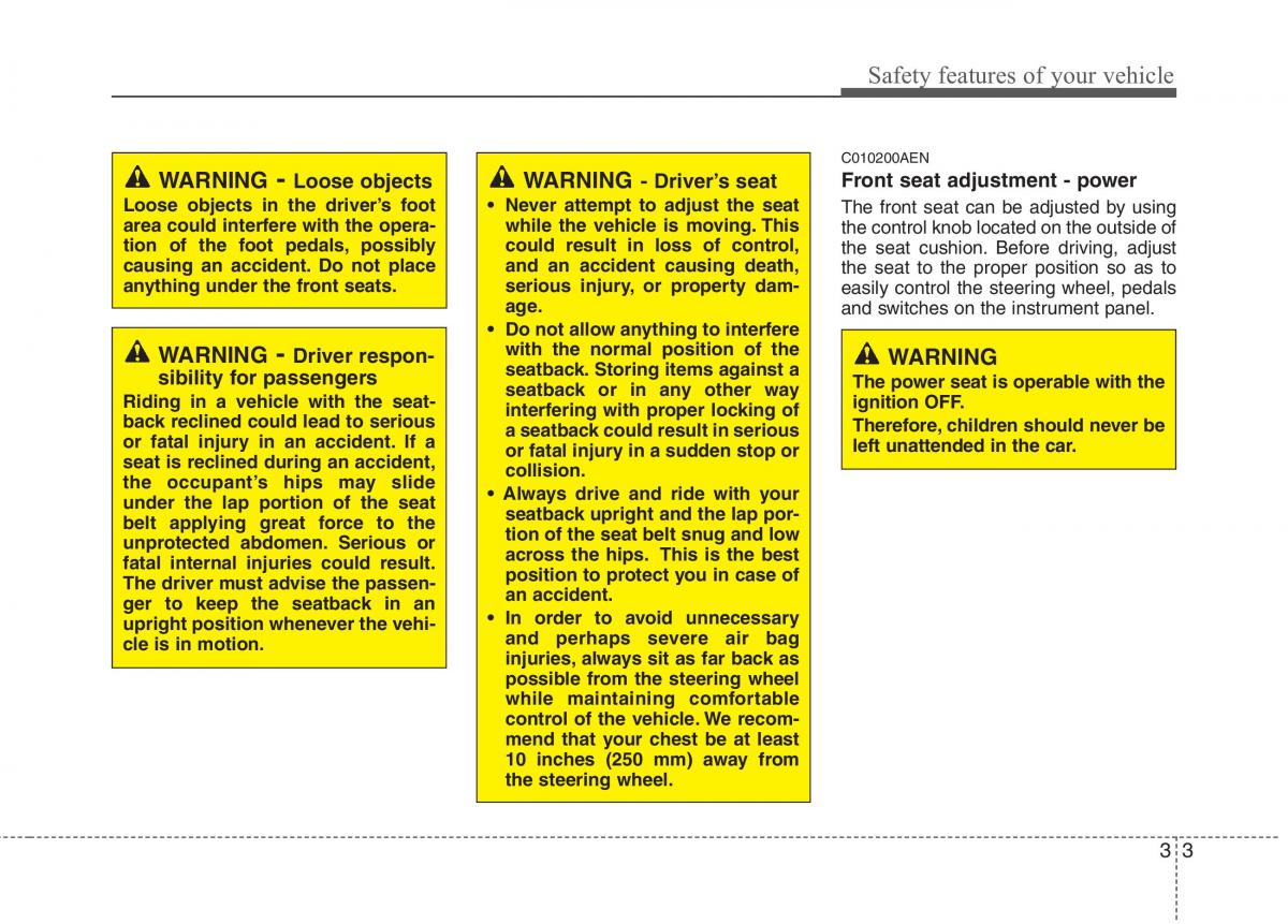 Hyundai Genesis I 1 owners manual / page 22