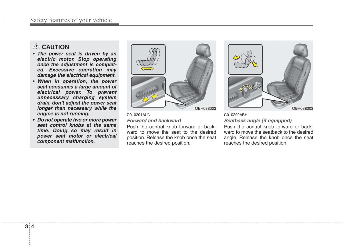 Hyundai Genesis I 1 owners manual / page 23