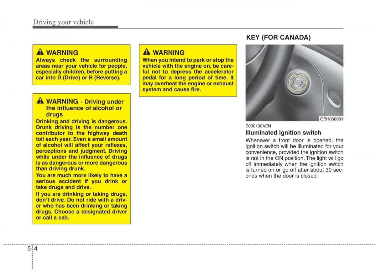 Hyundai Genesis I 1 owners manual / page 231