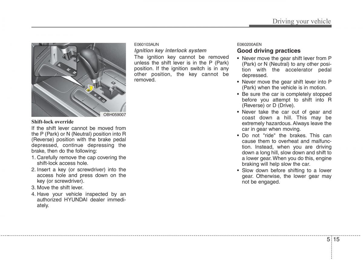 Hyundai Genesis I 1 owners manual / page 242