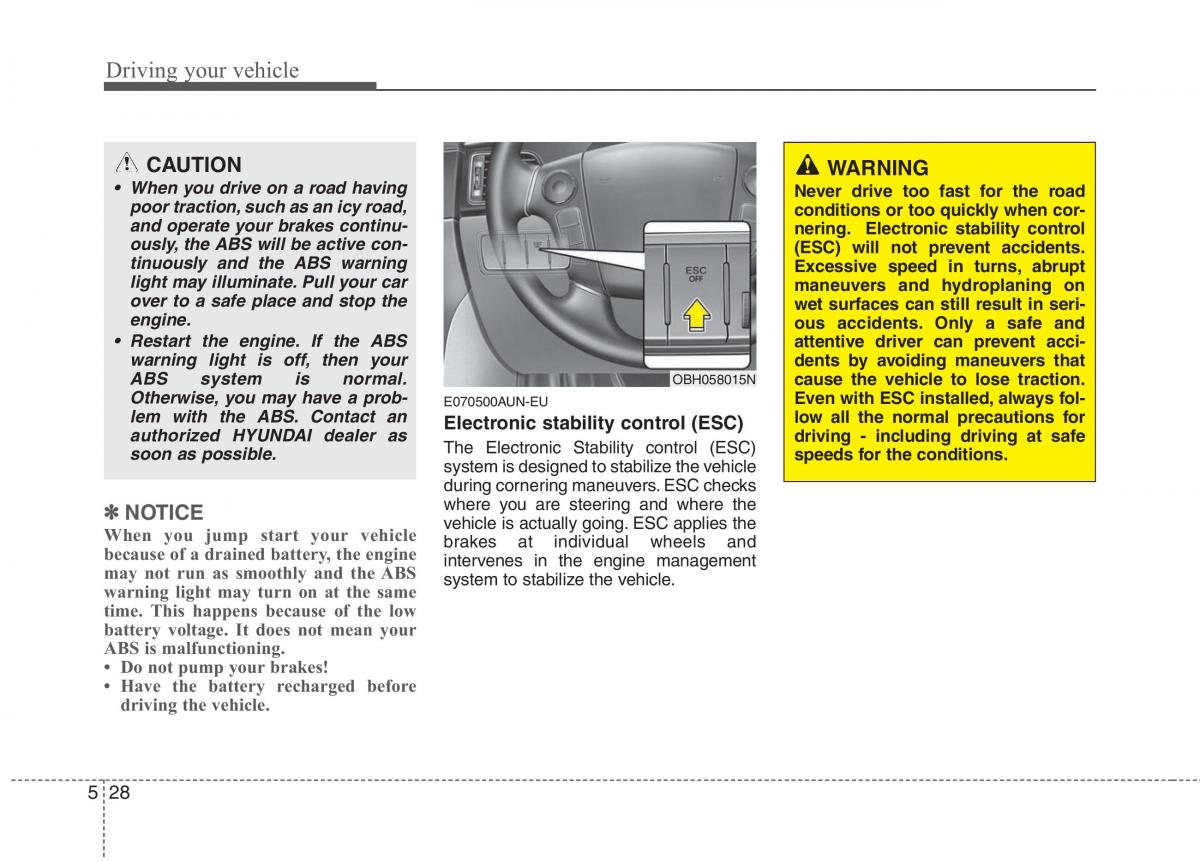 Hyundai Genesis I 1 owners manual / page 255