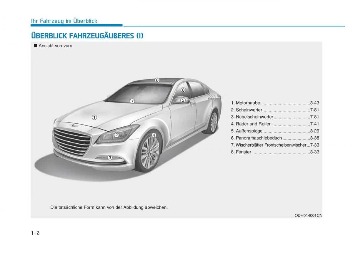 Hyundai Genesis II 2 Handbuch / page 13