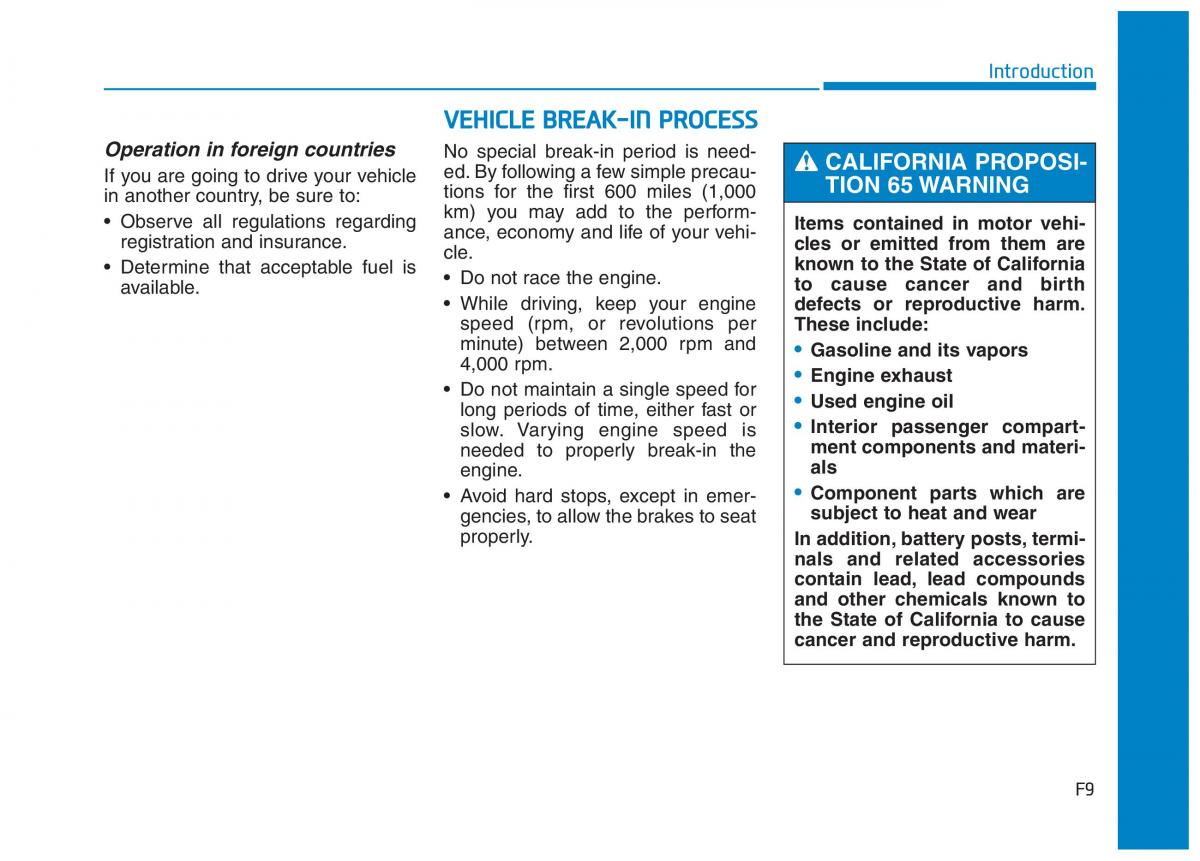 Hyundai Genesis II 2 owners manual / page 9