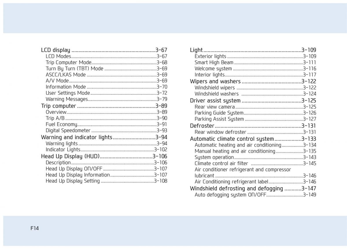 Hyundai Genesis II 2 owners manual / page 14