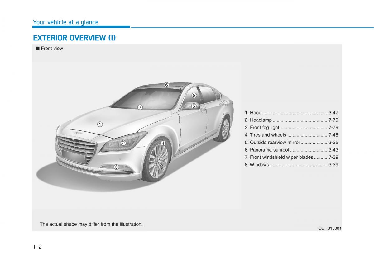 Hyundai Genesis II 2 owners manual / page 21