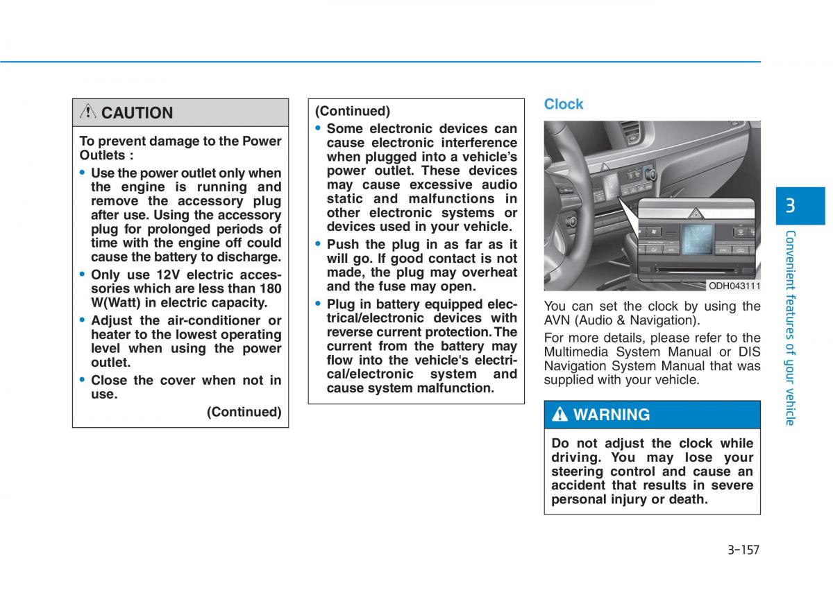 Hyundai Genesis II 2 owners manual / page 251