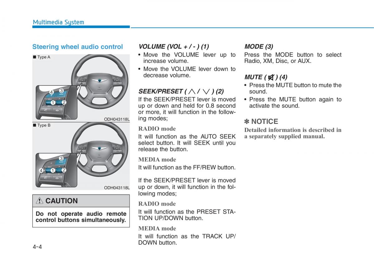 Hyundai Genesis II 2 owners manual / page 259